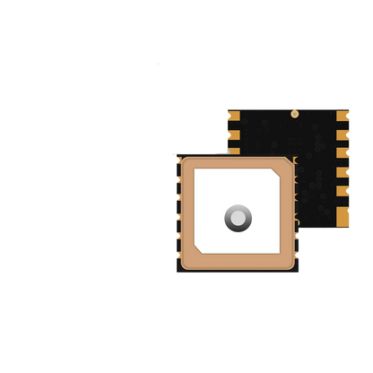 Beitian BE-166 M10050 GNSS flight control module with built-in patch antenna, top view illustration