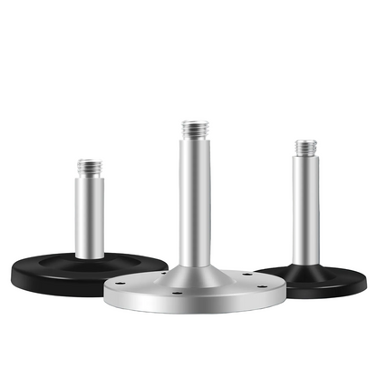 Beitian BT-M110SLD GNSS RTK antenna mounting bases with threaded posts, black magnetic and silver metal options