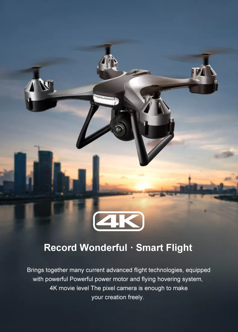 JCRC JC801 Mini Drone with 4K Dual HD Camera 2000mAh 25Minutes UAV Quadcopter Mini Drone 7 JCRC JC801 Mini Drone, 4k record wonderful smart flight brings together many current advanced flight technologies