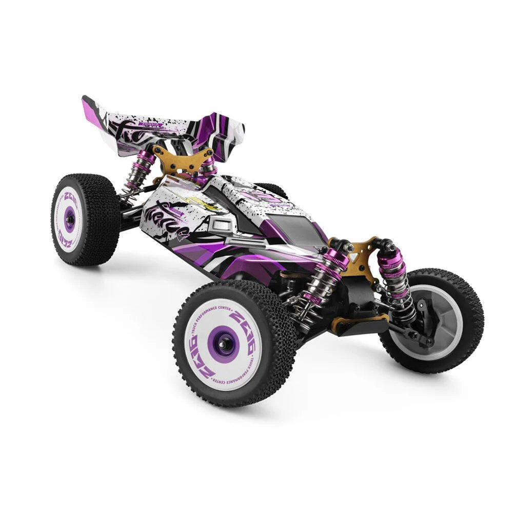 Wltoys 124019 RC Car 1/12 4WD 60km/h High Speed Off-Road Buggy with Alloy Chassis & 550 Motor