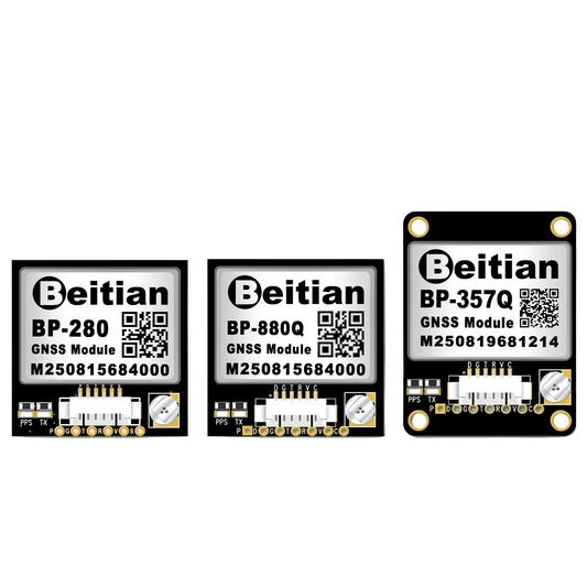Beitian RTK integrated positioning module lineup for vehicle control, BP-280 and BP-357Q GNSS boards