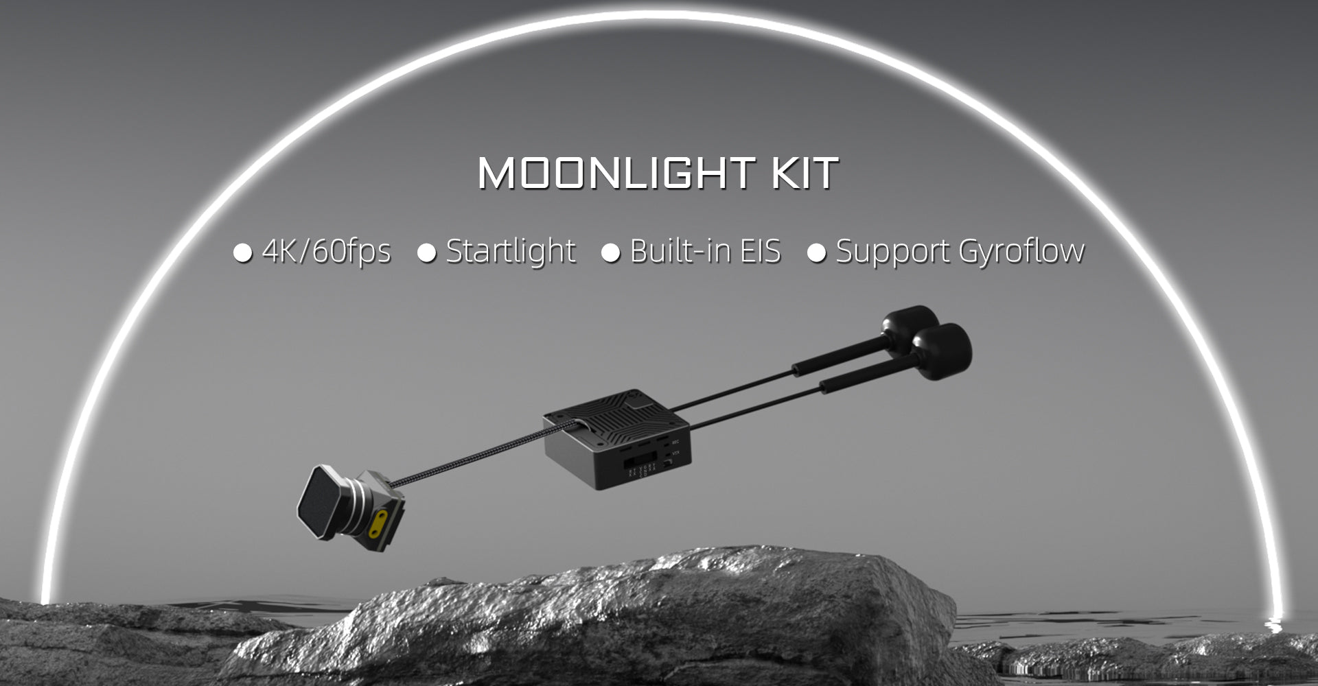 Walksnail Moonlight kit - 4K/60FPS Startlight Camera Built-in EIS FOV 160° Dual Antennas FPV VTX Video Transmitter System 10 Walksnail Moonlight kit, MOONLIGHT KIT 4KI6Ofps Startlight Built-in E