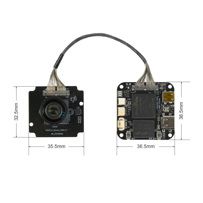 Foxeer 4K Ambarella A12 Camera, Foxeer camera with 4K resolution, Ambarella A12 processor, and features like PWM remote control, WiFi connectivity, and distortionless lens.