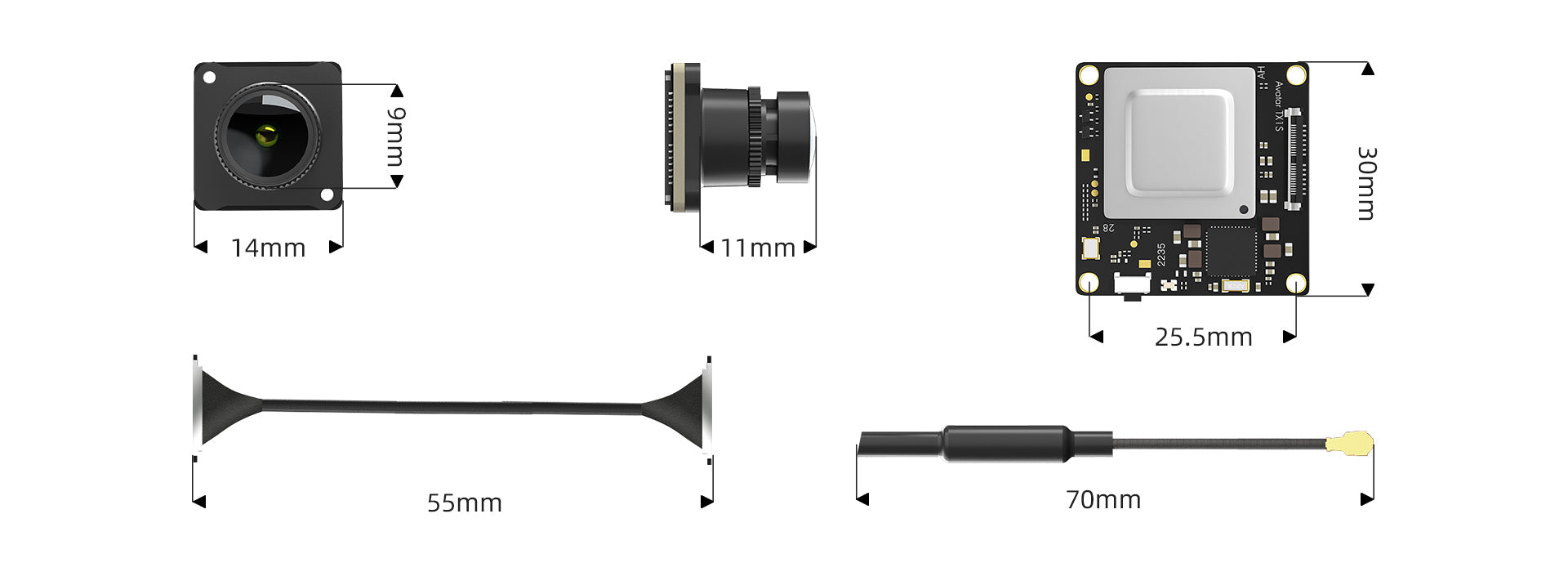 Walksnail Avatar HD Mini 1s Lite Kit - With 1080P/60fps 720P/100fps Camera 5.8G VTX 8G/32G Storage FPV Video Transmitter System 15 Walksnail Avatar HD Mini 1s Lite Kit, avatar mini 1S lite kit is suitable for more types of drones . with