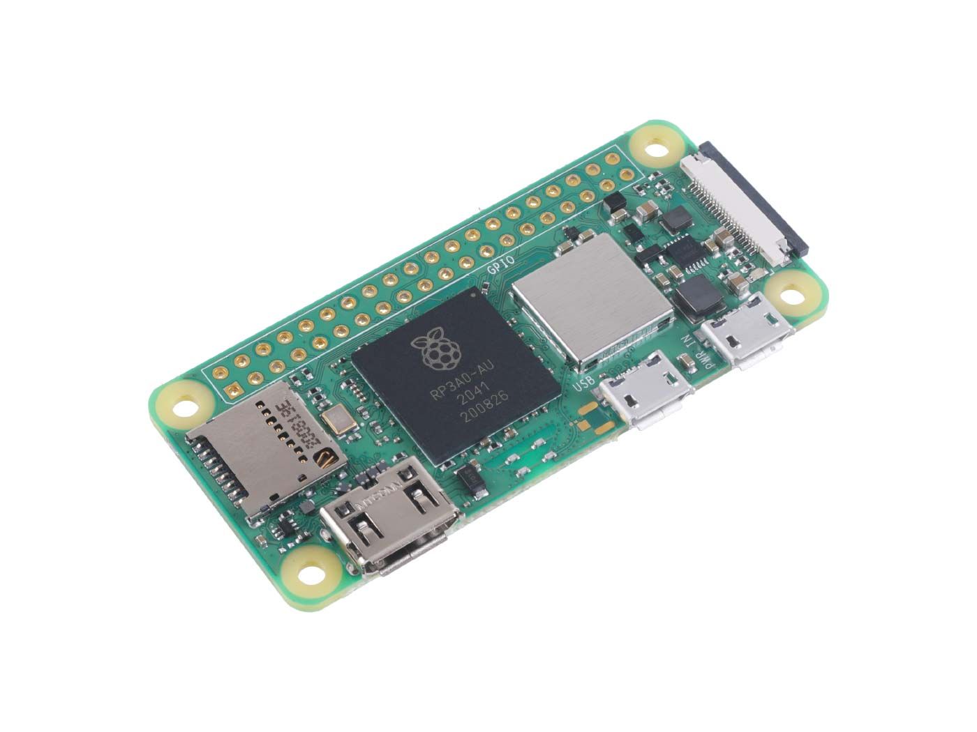 Raspberry Pi Zero 2 W Single-Board Computer, Quad‑Core 1GHz Cortex‑A53, 512MB, 2.4GHz Wi‑Fi, Bluetooth 4.2 BLE