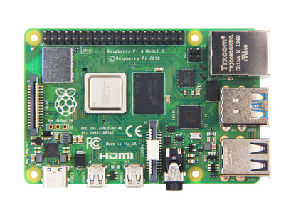 Raspberry Pi 4 Computer Model B 2GB V1.2 – 1.5GHz Quad‑Core, Dual 4K micro‑HDMI, WiFi AC, BT 5.0, USB 3.0, GbE