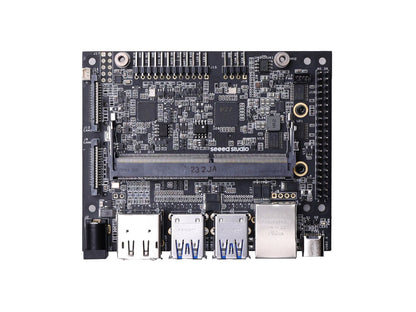 reComputer J202 Carrier Board for NVIDIA Jetson Xavier NX/Nano/TX2 NX, 4x USB3.1, M.2 E/M, HDMI 2.1, DP, GbE, CAN, RTC