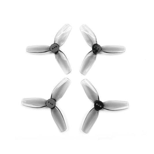 HQProp FB2828 grey 2.8x2.8 3-blade polycarbonate FPV propeller set, 4 props (2CW+2CCW)