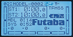 Futaba 10J 10-Channel Transmitter, 02 MOCEL-9062 Bt1 TFHSS 812: 47y