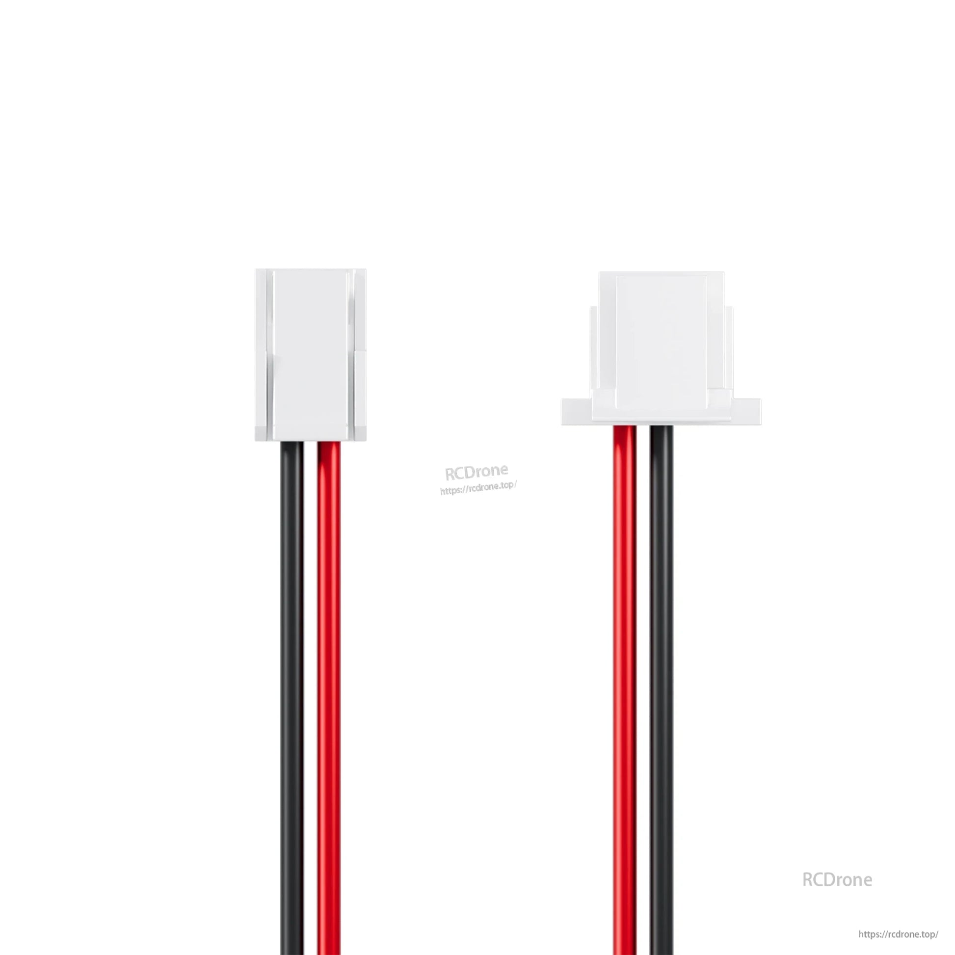 10pcs Flywoo Naked Gopro V2 Power Cable, Flywoo Naked GoPro V2 power cable with white 2-pin connector and red/black leads