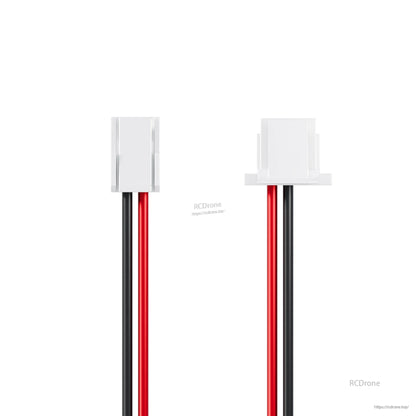 10pcs Flywoo Naked Gopro V2 Power Cable, Flywoo Naked GoPro V2 power cable with white 2-pin connector and red/black leads