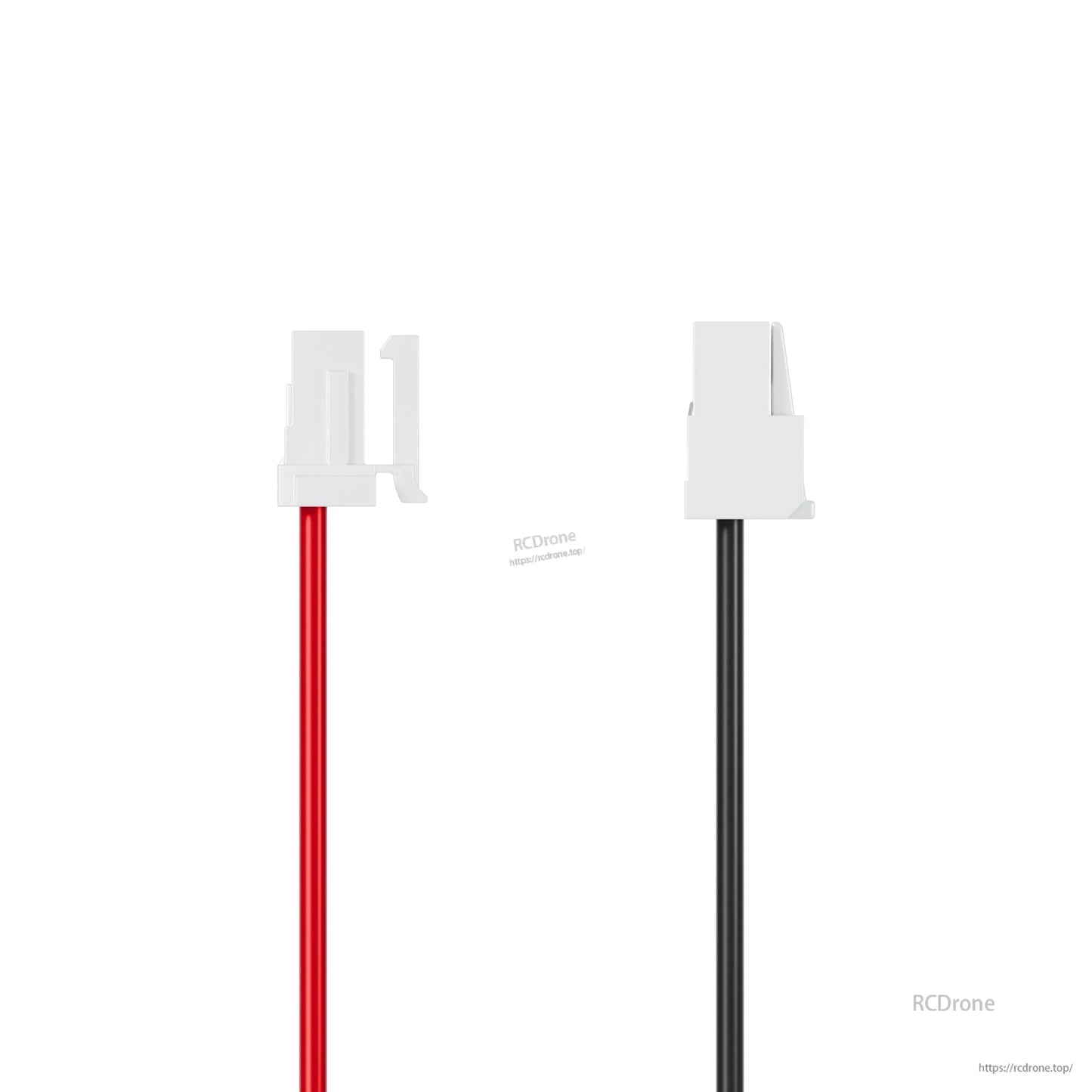10pcs Flywoo Naked Gopro V2 Power Cable, Flywoo Naked GoPro V2 power cable with white 2-pin connector and red/black wire leads