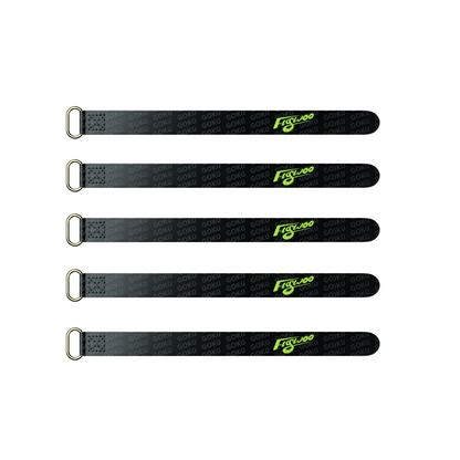 5Pcs flywoo 10x150mm\ 10X180mm \ 15X180mm\ 15X250mm Battery Strap Golden Metal Buckle Patent leather for RC Lipo Battery