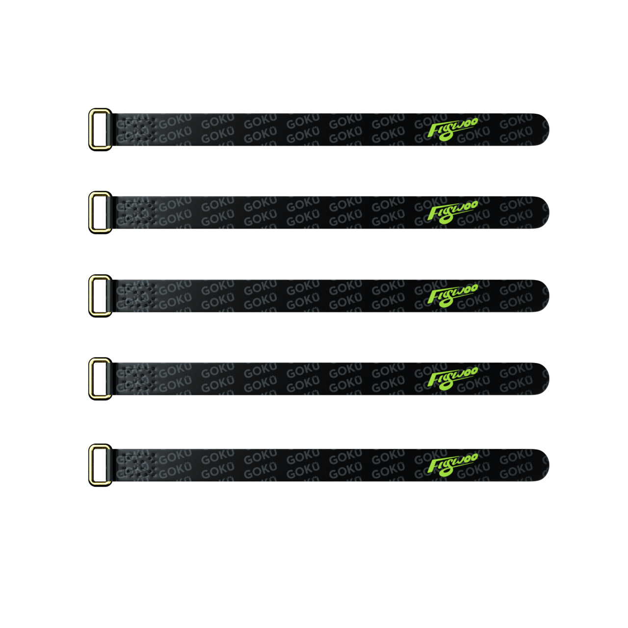 5Pcs flywoo 10x150mm\ 10X180mm \ 15X180mm\ 15X250mm Battery Strap Golden Metal Buckle Patent leather for RC Lipo Battery