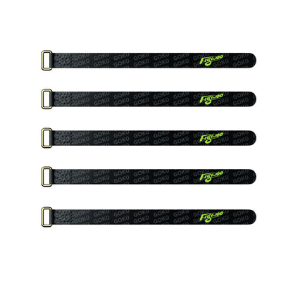 5Pcs flywoo 10x150mm\ 10X180mm \ 15X180mm\ 15X250mm Battery Strap Golden Metal Buckle Patent leather for RC Lipo Battery