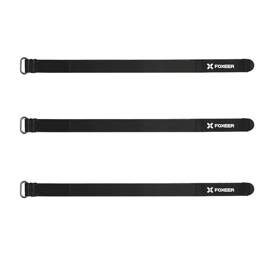 Foxeer Cinghia per Batteria in Silicone Resistente, Spessore 1,8mm (3 pezzi, 250*15mm)