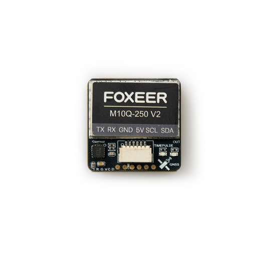 Foxeer M10Q-250 V2 GPS Module with M10 Chip, IST8310 Compass, Dual Protocol, 25×25mm for Long Range FPV Drones UAVs