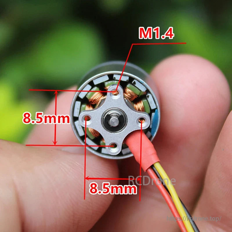 1104 4300KV Micro HM Brushless Motor, Package includes one 1104 brushless motor with 4300KV.