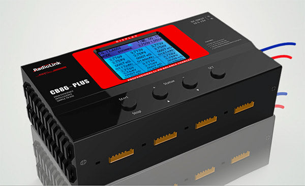 RadioLink CB86-PLUS High Precision 1S~6S Balance Charger – 8 Ports, 6A Balance, 1mV Accuracy