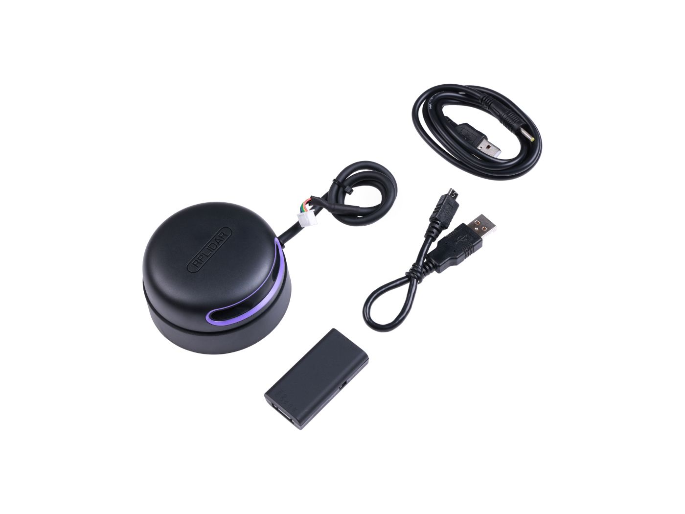 RPLiDAR A2M12 12M Range 360 Degree Laser Scanner Kit, 16 kHz Sampling, 0.225° Angular Resolution, 5~15Hz