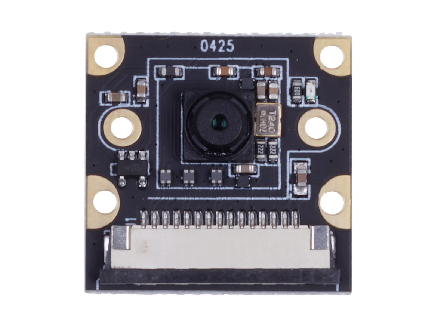 IMX219-77 8MP Camera Module, 77° FOV, Compatible with NVIDIA Jetson Nano/Xavier NX, 3280×2464, MIPI