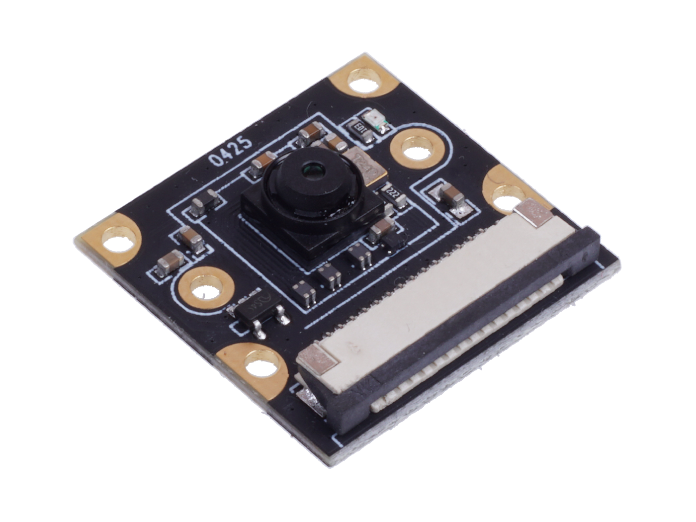 IMX219-77 8MP Camera Module, 77° FOV, Compatible with NVIDIA Jetson Nano/Xavier NX, 3280×2464, MIPI