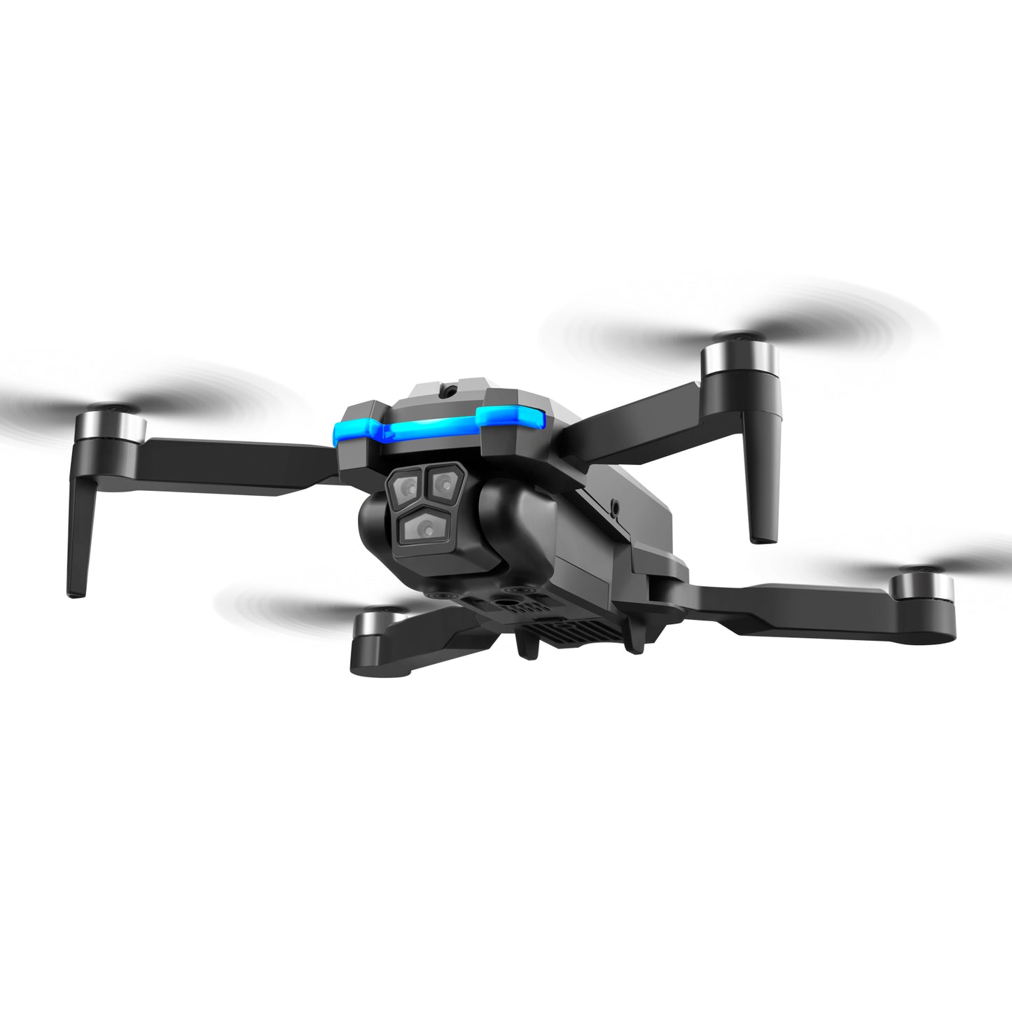 LS S8S Drone - 2.4G optical flow three-camera brushless drone with dual lens WIFI professional aerial photography drone