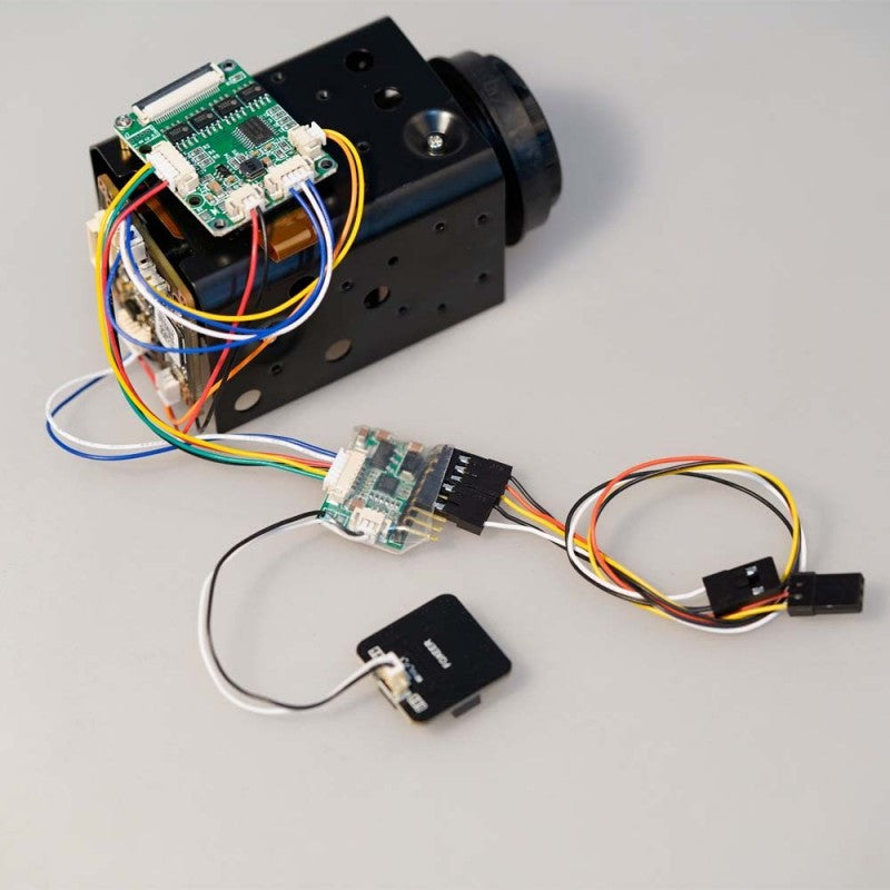 Foxeer 30X Zoom 700TVL CMOS FPV Camera with PWM Control, 30X Optical Zoom, CVBS Output for Drones and Surveillance