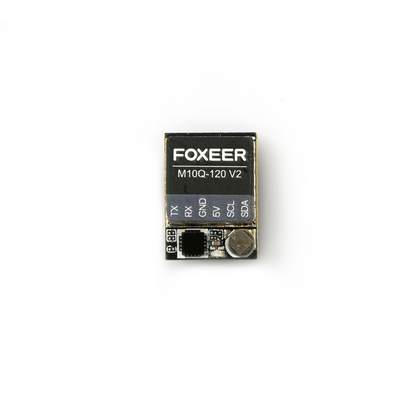 Foxeer M10Q-120 V2 GPS Module U-Blox M10050, IST8310 Compass, Dual Protocol, 72CH, 1.5m Accuracy for FPV Racing and Long-Range Drones