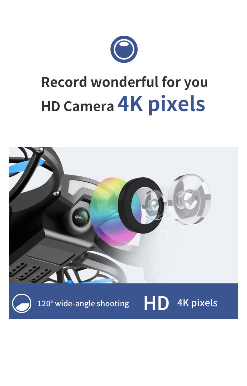 4drc V8 Mini Drone, record wonderful for you hd camera 4k pixels 1209 wide