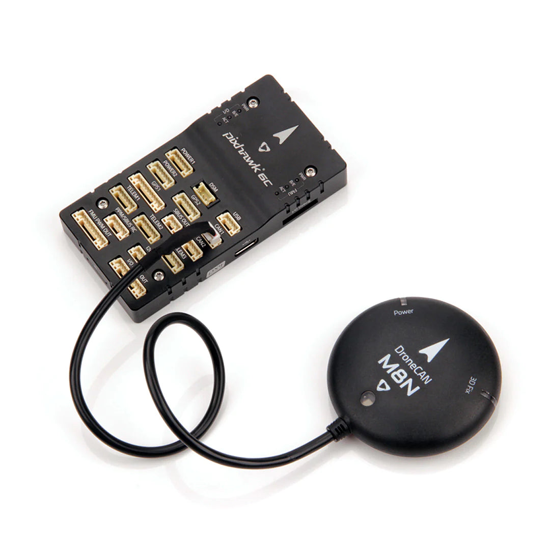 Holybro DroneCAN M8N GPS Module - STM32G4 Processor BMM150 Compass 3GNSS Support DroneCAN Protocol
