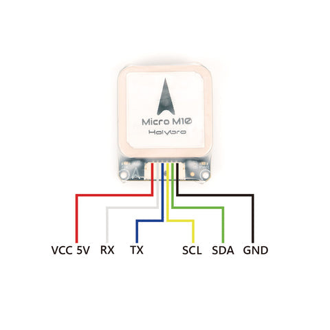 Holybro Micro M10 GPS, high-gain 25 x 25 mm2 patch antenna provides excellent performance . omni