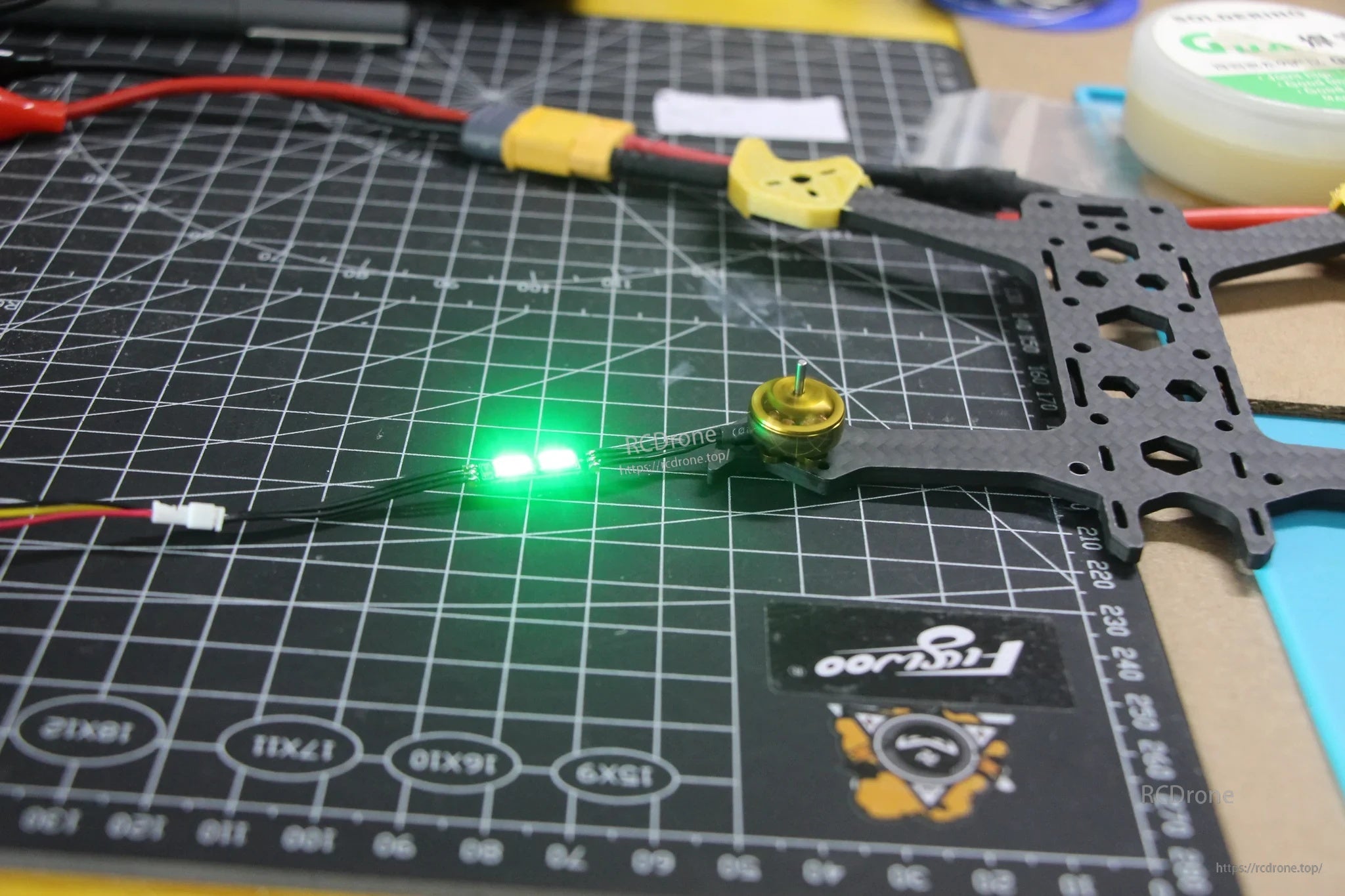 12PCS 4*10mm FLYWOO Arm LED Board Light 1/2 Bits 1-4S