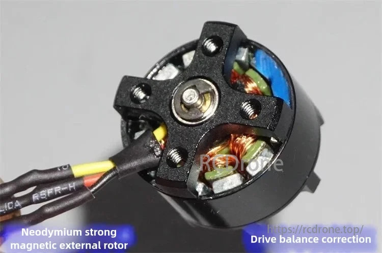 1306 3000KV brushless motor for RC planes/FPV drones, with neodymium magnets and drive balance correction.
