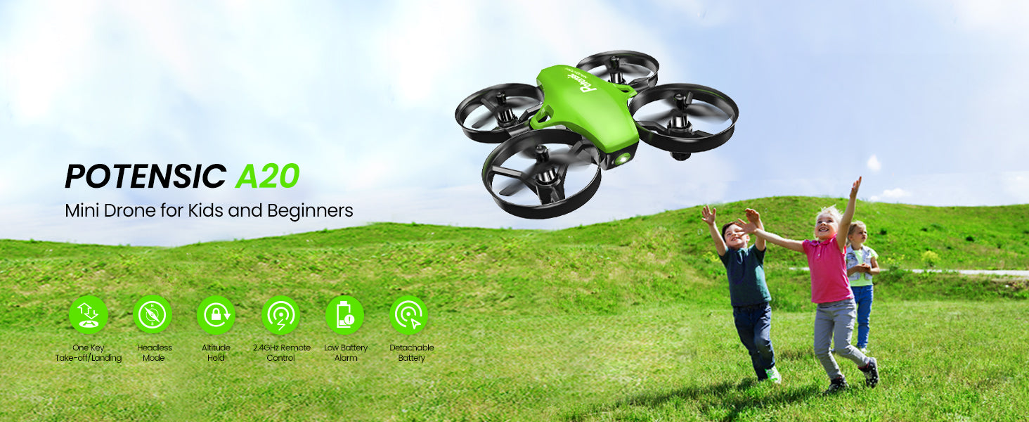 Potensic Upgraded A20 Mini Drone, potensic a20 mini drone for kids and beginners one