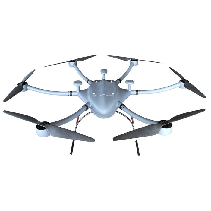 T-Motor T-Drone M1500 Industrial Drone - 6 Axis 10KM 5-10KG Payload 55 Minutes Long Flight Time Long Range UAV Drone Frame Hexa-Copter for Rescue, Mapping, Electricity Inspection,