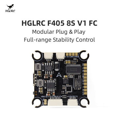 HGLRC F405 8S V1 Flight Controller for FPV Racing/freestyle Drones