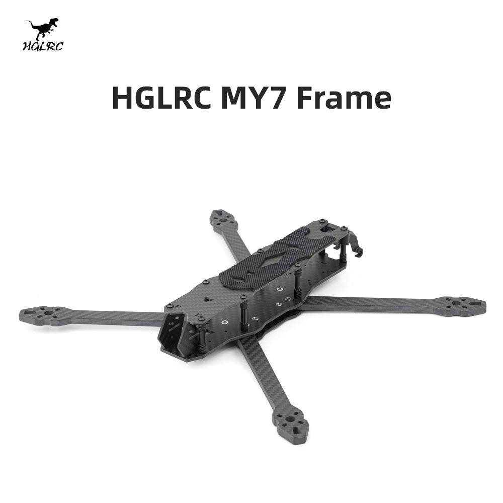 HGLRC MY7 7-Inch Long-Range & Training FPV Frame Kit, 335mm Wheelbase, 30.5mm FC Mount