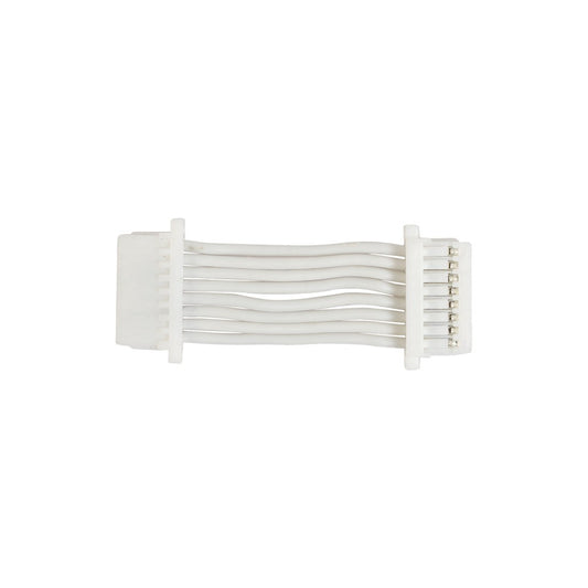 Foxeer Stack Silicon Cable, White Foxeer stack connector cable with multi-pin plugs on both ends for FPV drone stack wiring