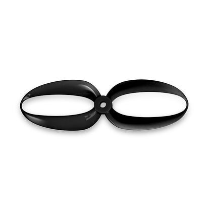 Foxeer Donut 5145 Propeller, Black Foxeer Donut 5145 two-blade FPV drone propeller with looped blades and center mounting hole