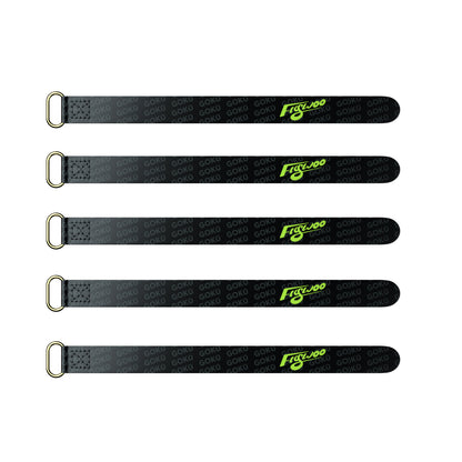 5Pcs flywoo 10x150mm\ 10X180mm \ 15X180mm\ 15X250mm Battery Strap Golden Metal Buckle Patent leather for RC Lipo Battery