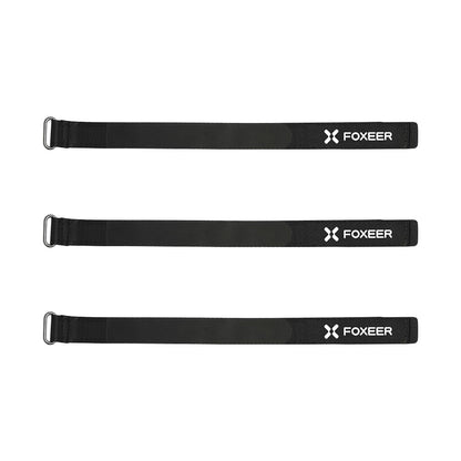 Foxeer Cinghia per Batteria in Silicone Resistente, Spessore 1,8mm (3 pezzi, 200*15mm)