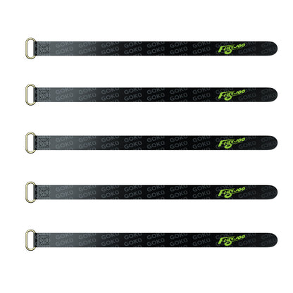 5Pcs flywoo 10x150mm\ 10X180mm \ 15X180mm\ 15X250mm Battery Strap Golden Metal Buckle Patent leather for RC Lipo Battery