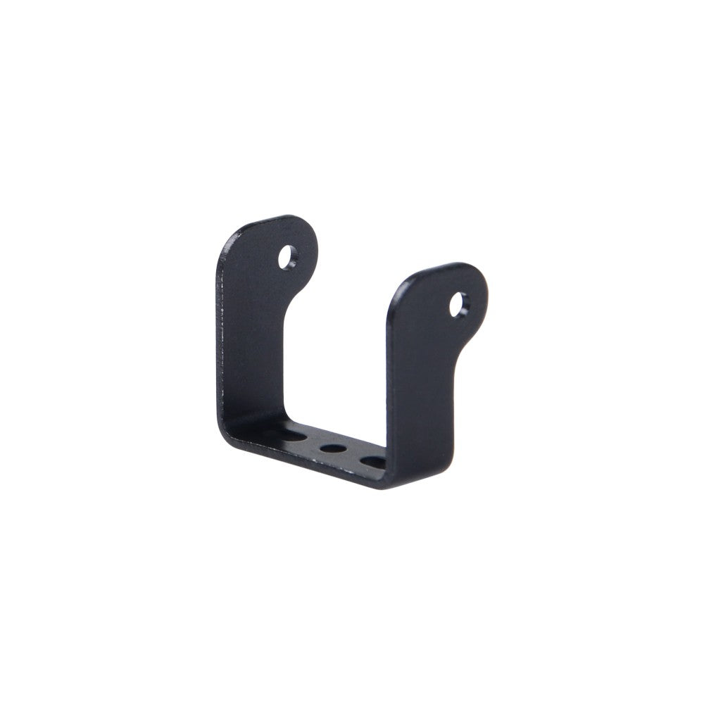 Foxeer micro FPV camera bracket, U-shaped black metal mount with two side mounting holes and base slots