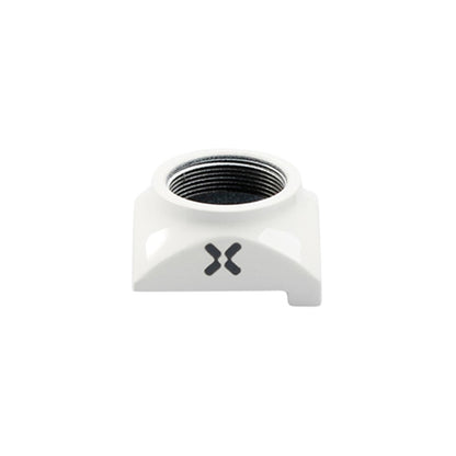 White Foxeer plastic camera case with threaded lens opening and compact protective housing