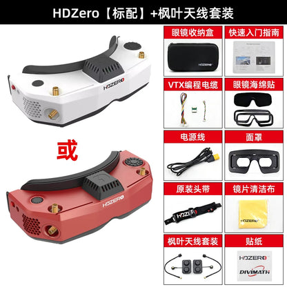 HDZero Goggle 2 FPV 穿越眼鏡 – 1080p 90Hz OLED，內建類比接收器，HDMI 輸入/輸出，3ms 低延遲，WiFi 錄影