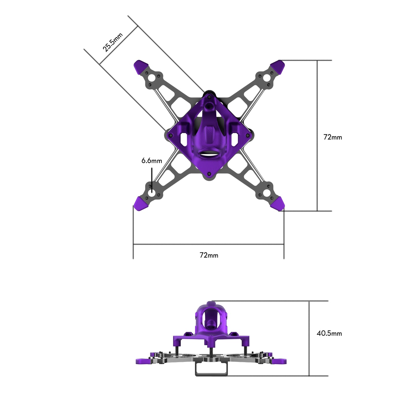 کیت فریم Flywoo Firefly16 / 18 1S Nano Baby V3