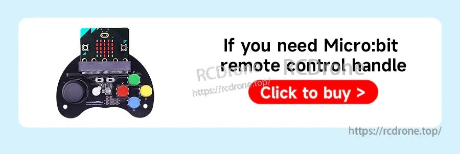 Two remote control methods: MbitAPP on Android/iOS and optional micro:bit handle controller for models