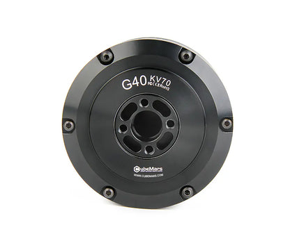 CubeMars G40 KV70 KV210 Gimbal Motor, CubeMars G40 KV70 gimbal motor features a large hollow shaft, low cogging, high torque density, and waterproof design.