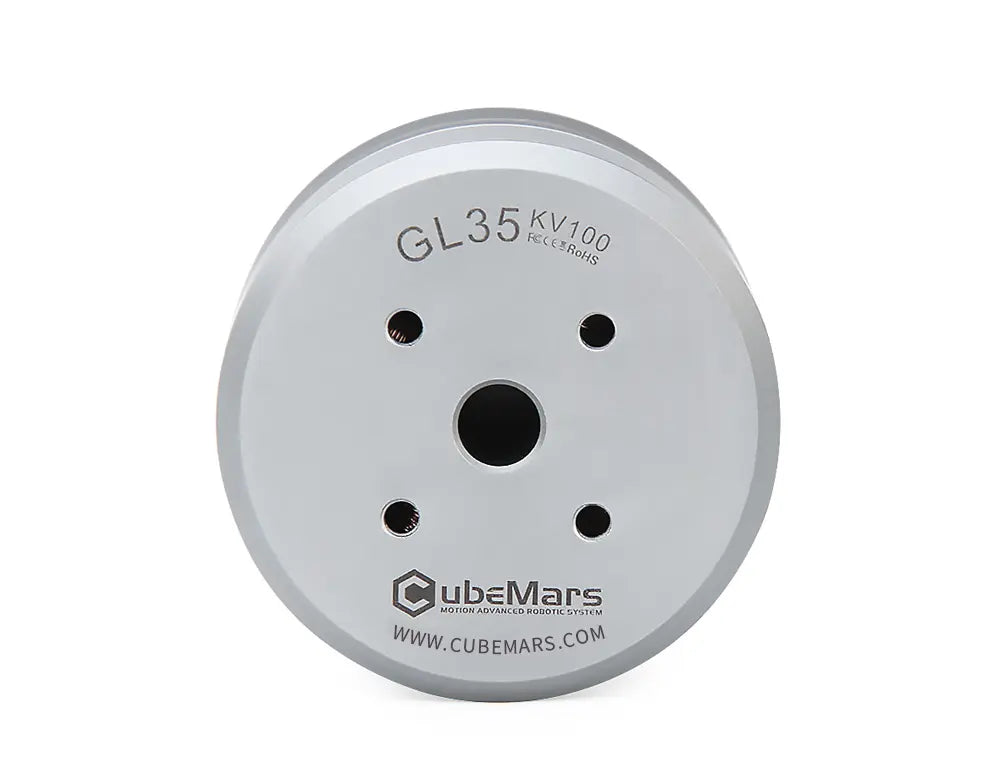 CubeMars GL35 KV100 Gimbal Motor, CubeMars GL35 KV100 gimbal motor: 16V, 0.15Nm torque, 90g, IP45 waterproof, large hollow shaft.
